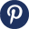 pinterest icon blue